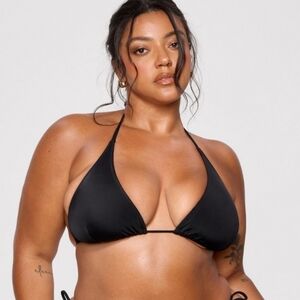 YITTY Black Halter Bikini Top